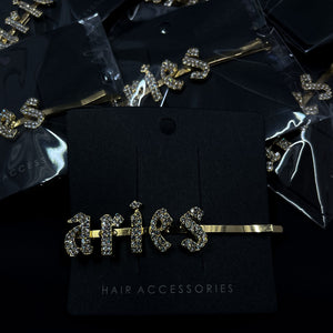 Aries Gold Diamond Pin