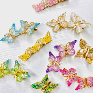 Double Butterfly Clips