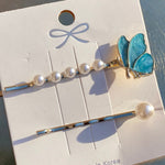 Load image into Gallery viewer, Butterfly &amp; Pearls Set
