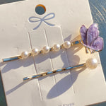 Load image into Gallery viewer, Butterfly &amp; Pearls Set
