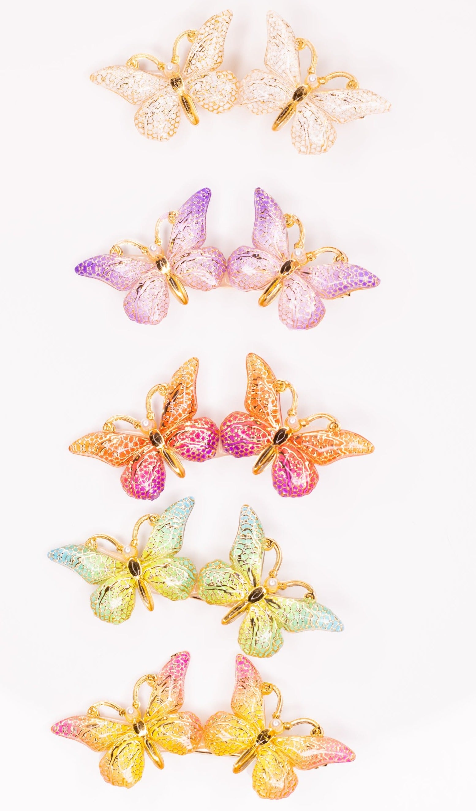 Double Butterfly Clips