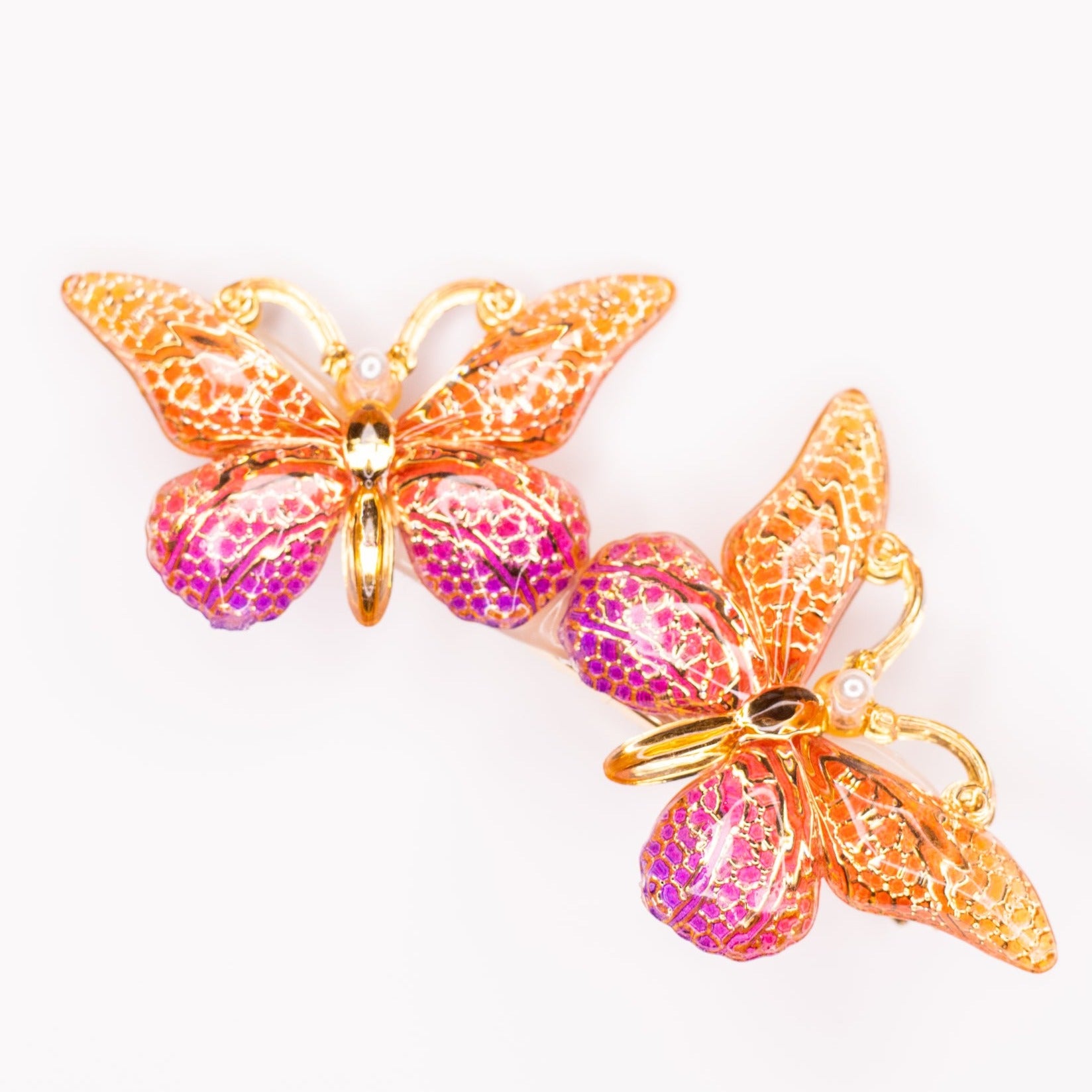 Double Butterfly Clips