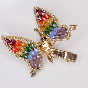 Beaded Butterfly Clip